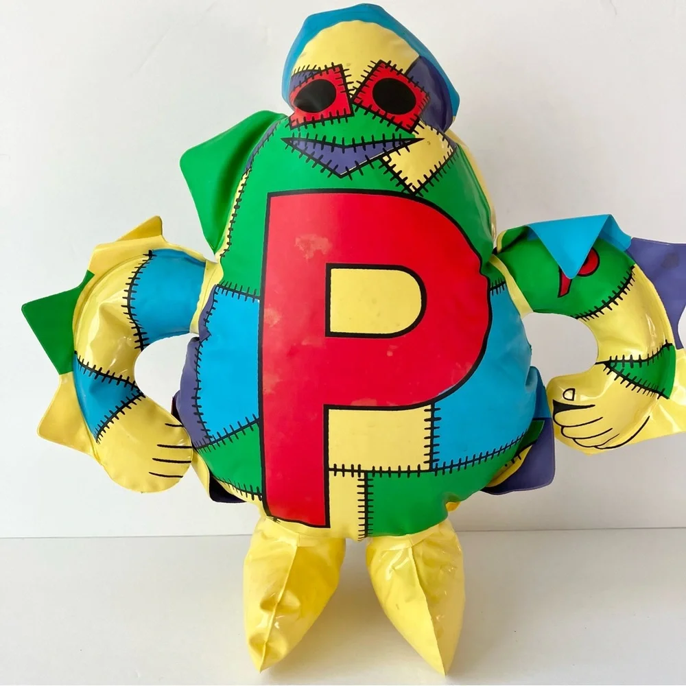 Vintage 1971 The Letter‎ People Inflatable Alphabet 13” Mr P
